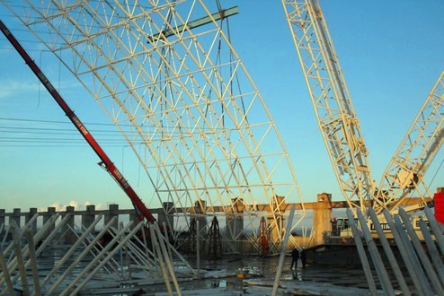 鄂尔多斯网架一角